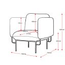 Capri Single Seater Lounge