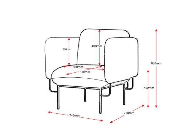 Capri Single Seater Lounge