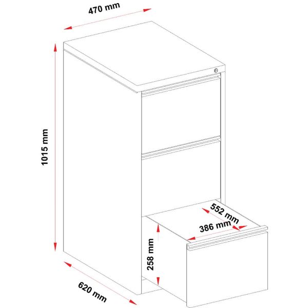 Mercury Vertical Metal Filing Cabinet 3 Drawer Mercury Vertical Metal Filing Cabinet 3 Drawer