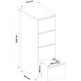 Mercury Vertical Metal Filing Cabinet 4 Drawer 