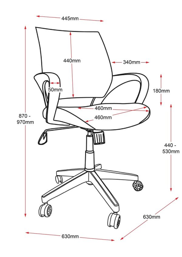 Vesta Ergonomic Mesh Back Chair Vesta Ergonomic Mesh Back Chair