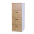 Logan 2 Drawer Filing Cabinet - Oak Over White