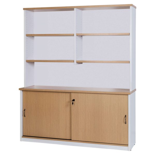 Premium Wall Unit Combo 1800W - Oak Over White Premium Wall Unit Combo 1800W - Oak Over White