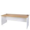 Open Desk 1800 x 900 - Oak Over White 