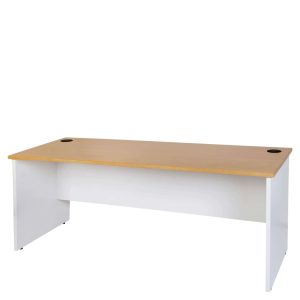 Open Desk 1800 x 900 - Oak Over White