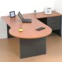 P - End Executive Desk - 5 Colours