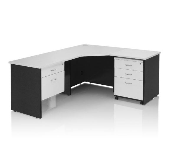 Mobile Pedestal 3 Drawers With Lock White - 5 Colours Mobile Pedestal 3 Drawers With Lock White - 5 Colours