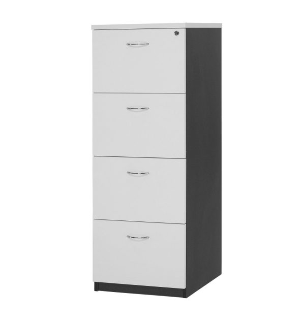 2 Drawer Filing Cabinet White Ironstone - 3 Sizes