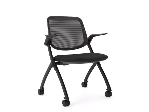 Oz Logic Training Chairs with Castors - Black