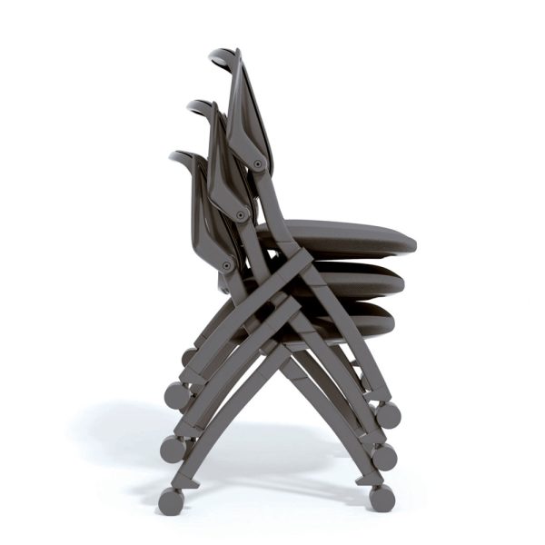 Oz Logic Training Chairs with Castors - Black