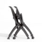 Oz Logic Training Chairs with Castors - Black