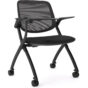 Oz Logic Training Chairs with Castors - Black