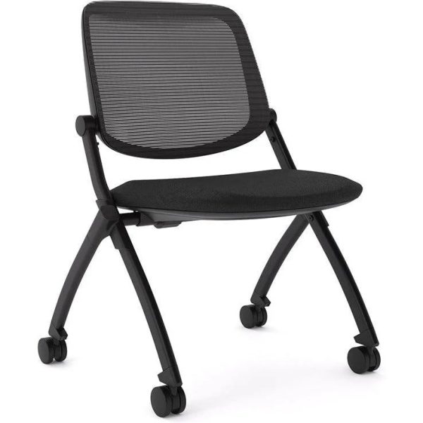 Oz Logic Training Chairs with Castors - Black