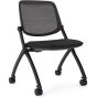 Oz Logic Training Chairs with Castors - Black