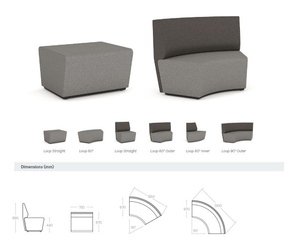 Motion Loop Curve Seat Motion Loop Curve Seat
