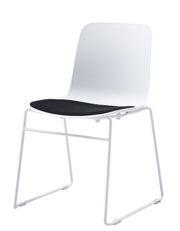 Lumin Visitor Chair White - Check Stock*