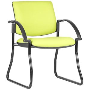 Maxi Upholstered Sled Frame Visitor Chair