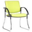 Maxi Upholstered Sled Frame Visitor Chair
