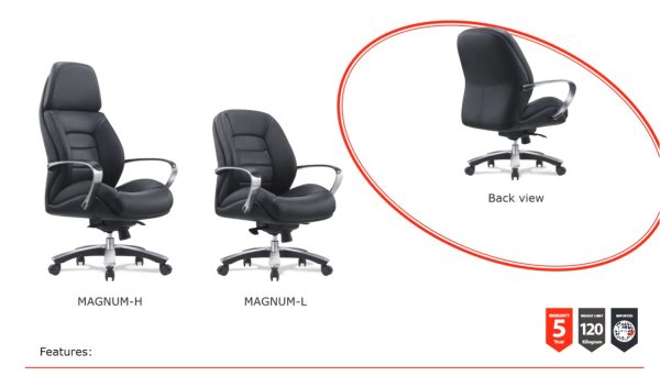 Magnum Leather Visitor Chair Magnum Leather Visitor Chair