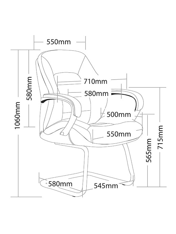 Magnum Leather Visitor Chair Magnum Leather Visitor Chair
