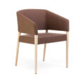 Marcela Timber Legs Visitor Chair