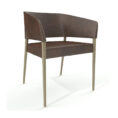 Marcela Timber Legs Visitor Chair