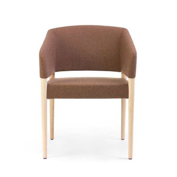 Marcela Timber Legs Visitor Chair Marcela Timber Legs Visitor Chair