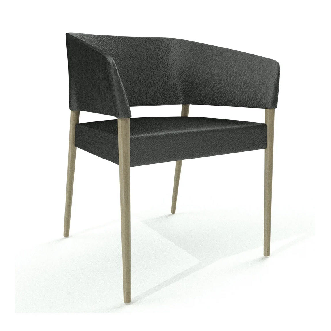 Marcela Timber Legs Visitor Chair