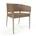 Marcela Timber Legs Visitor Chair