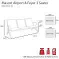 Mascot Airport Beam 3 Seater