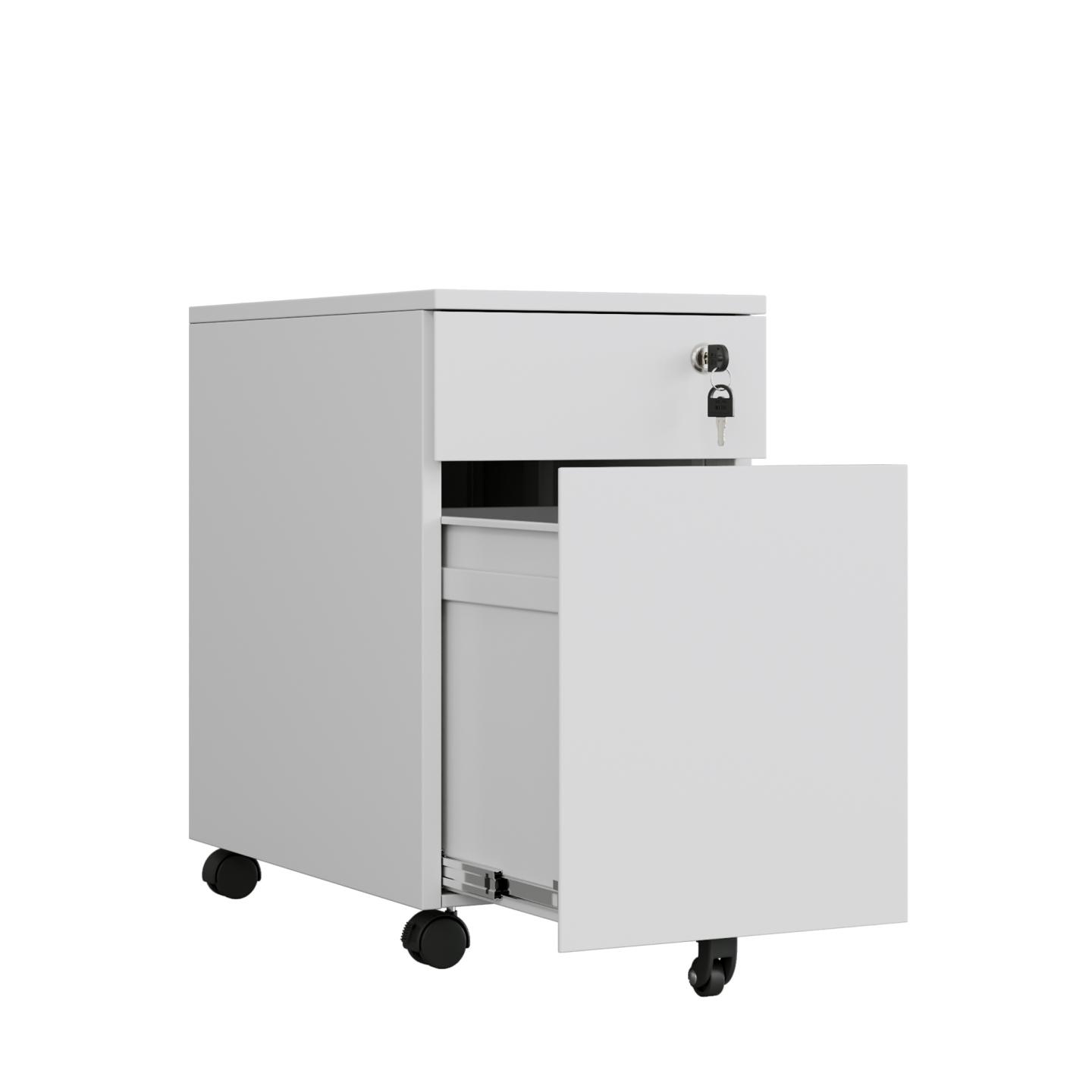 Max Mini Metal Mobile Pedestal 2 Drawers