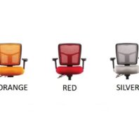 Mesh Mirae Mid Back Chair - 6 Colours