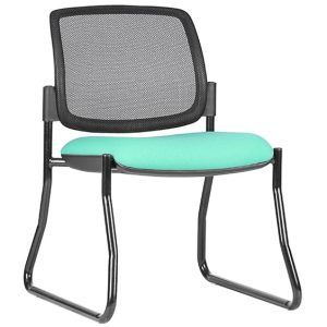 Maxi Mesh Back Visitor Chair Sled Frame