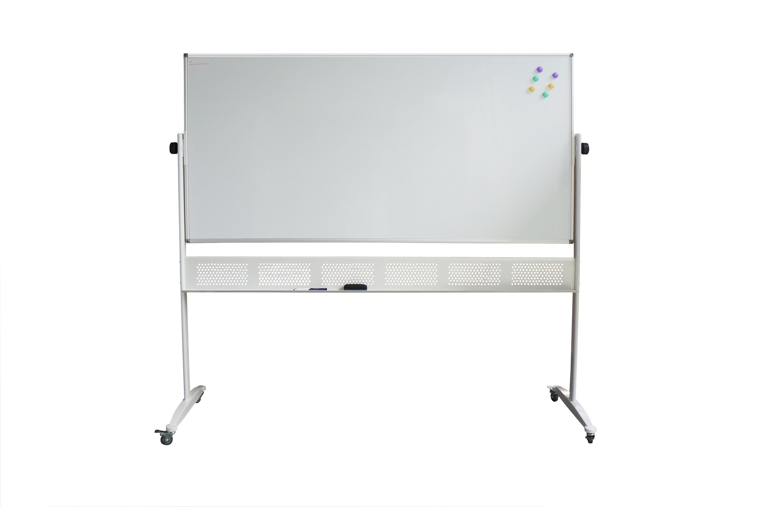 Porcelain Double Sided Mobile Whiteboard - 1200H