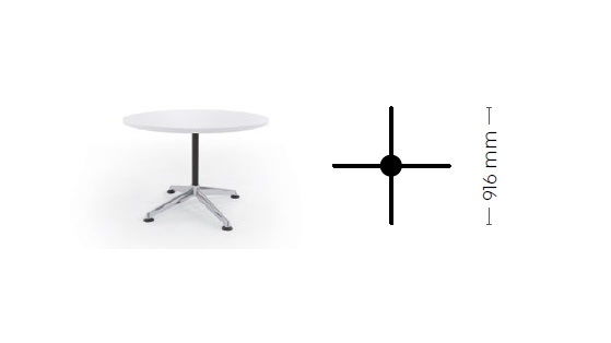 Modulus Round Meeting Table 1200 Modulus Round Meeting Table 1200