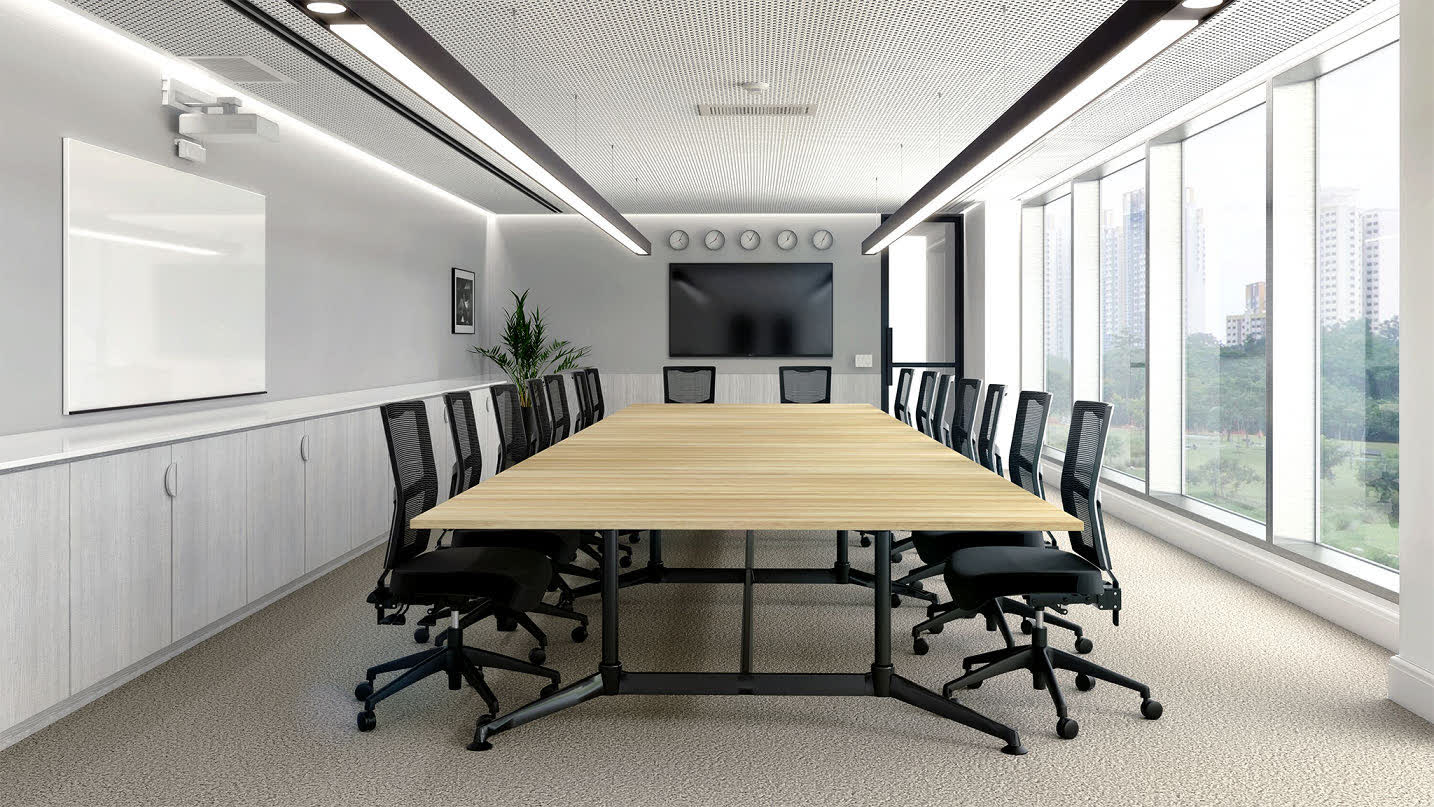 Modulus Boardroom Table 4800x1500 - Many Sizes
