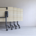 Modulus Mobile Flip Table Round 1200