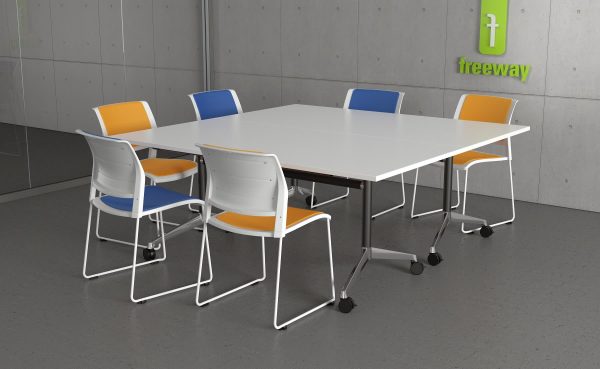 Max Flip Top Mobile Desk 1800 - Many Colours