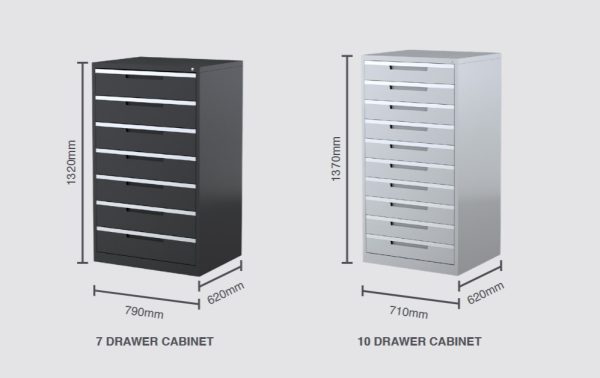 Steelco Multimedia Cabinet - 10 Drawers Steelco Multimedia Cabinet - 10 Drawers
