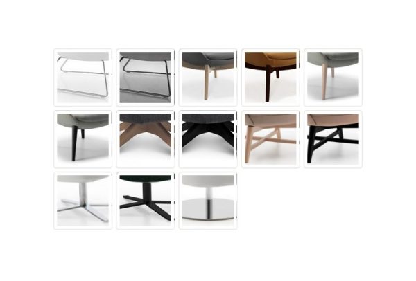 Muse Plus Swivel Chair - 5 Base Options