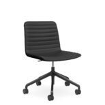 Nikola Swivel Meeting Chair PU - Tan Or Black