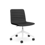 Nikola Swivel Meeting Chair PU - Tan Or Black