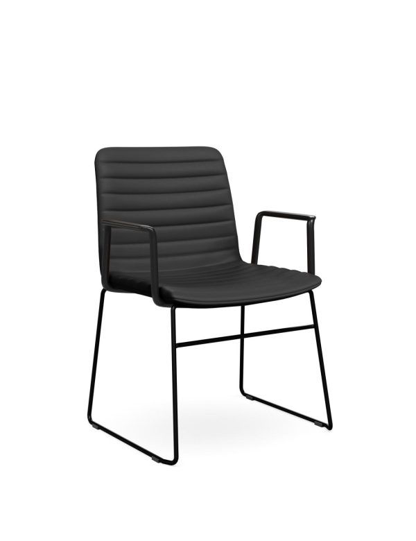 Nikola Visitor Chair PU - Tan Or Black Nikola Visitor Chair PU - Tan Or Black