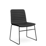 Nikola Visitor Chair PU - Tan Or Black