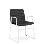 Nikola Visitor Chair PU - Tan Or Black