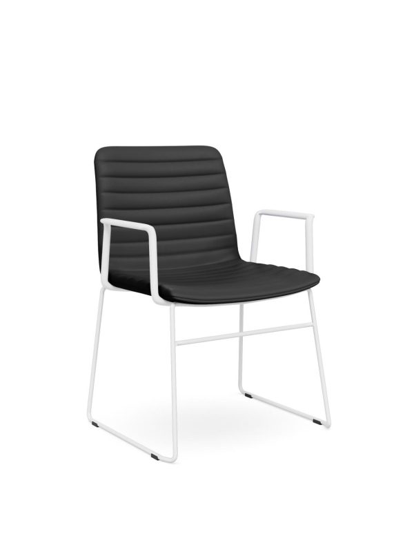 Nikola Visitor Chair PU - Tan Or Black Nikola Visitor Chair PU - Tan Or Black