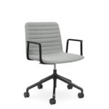 Nikola Swivel Meeting Chair With Arms