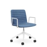 Nikola Swivel Meeting Chair With Arms