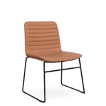 Nikola Visitor Chair PU - Tan Or Black