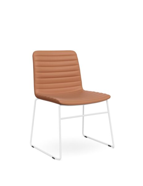 Nikola Visitor Chair PU - Tan Or Black 